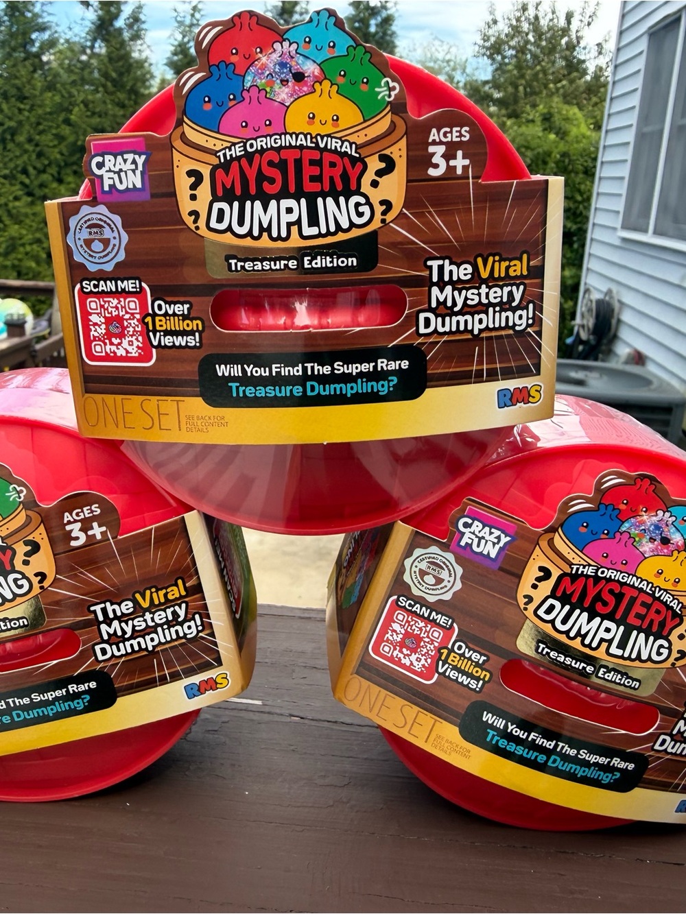 RMS NWT Mystery Dumpling Treasure Edition - Red lot of 3